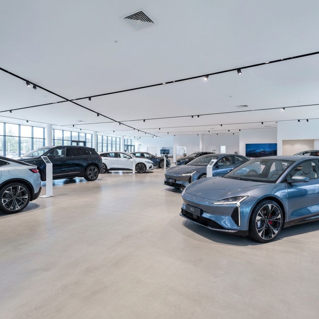 معرض سيارات حديث